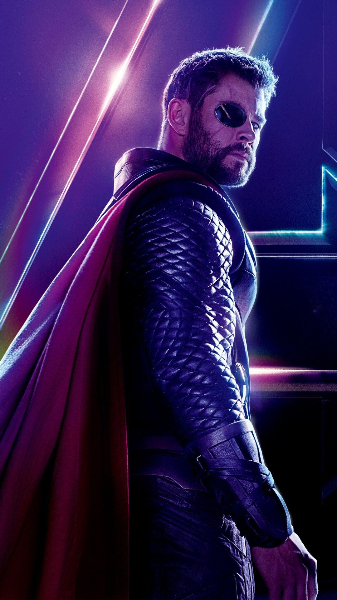 1080x1920 Thor in Avengers Infinity War Chris Hemsworth 4K 8K Wallpaper