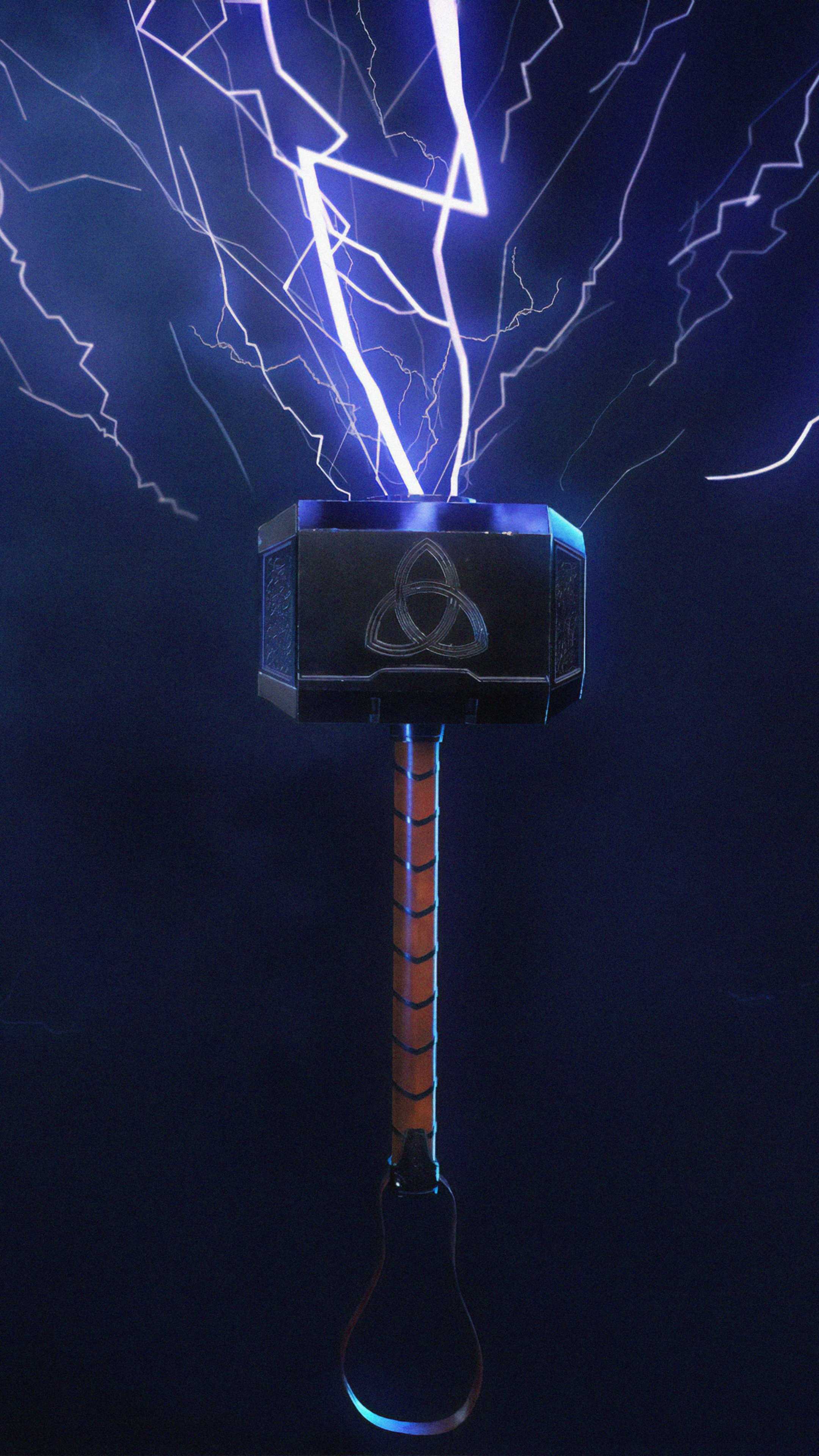 2160x3840 Thor Hammer 4K New HD Wallpaper (2160x3840)