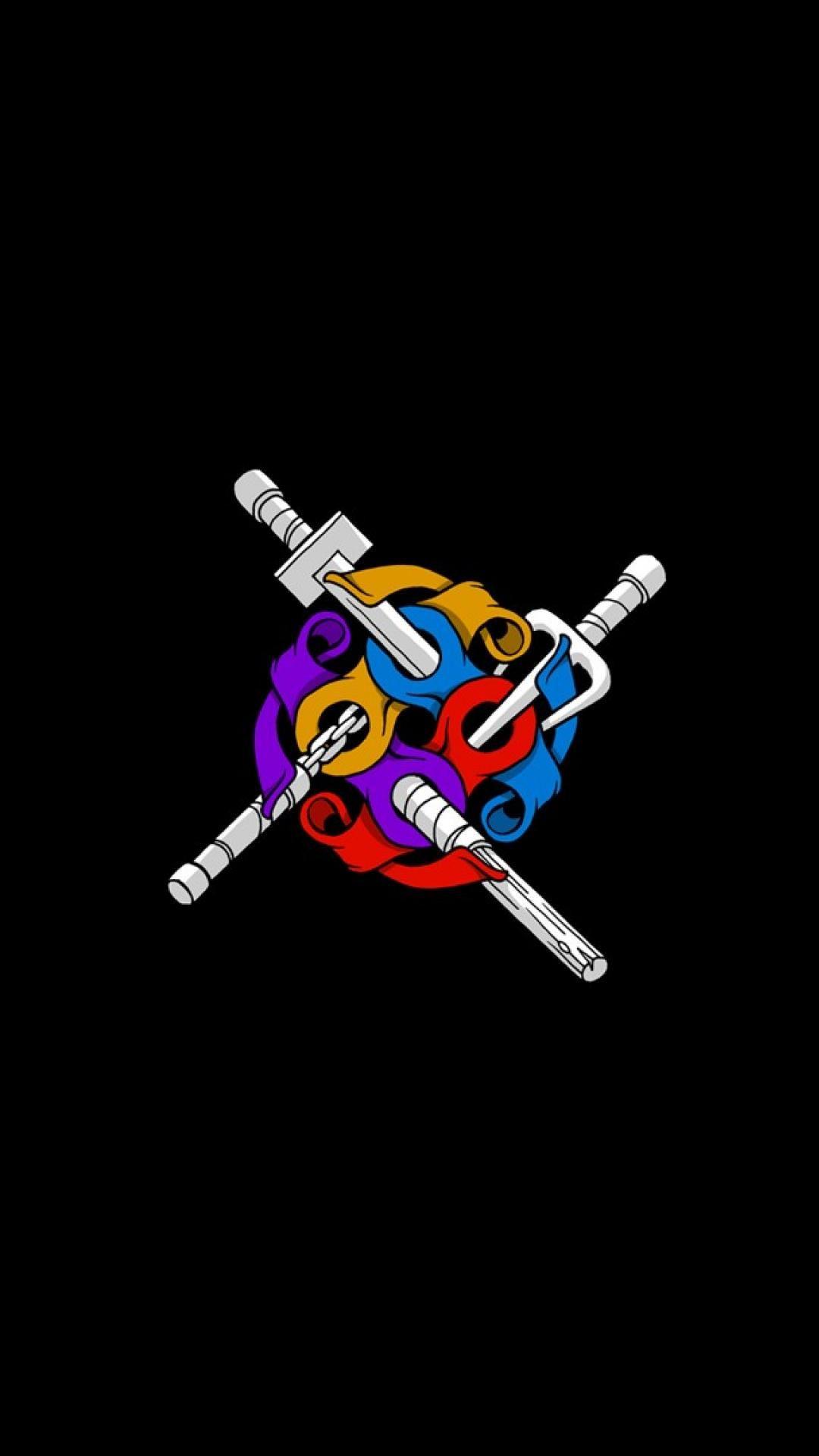 1080x1920 Minimalistic teenage mutant ninja turtles simple background