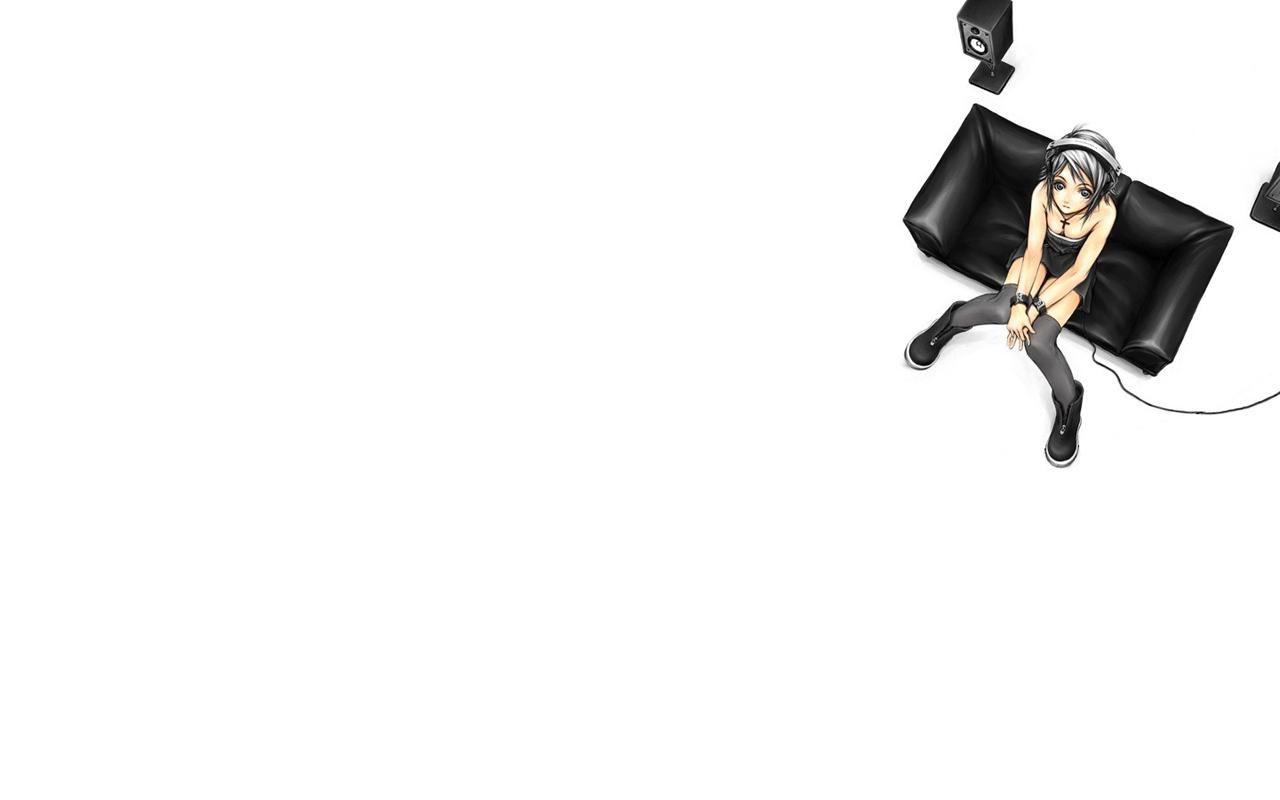 1280x800 Music Anime Dj White 33030 Wallpaper wallpaper