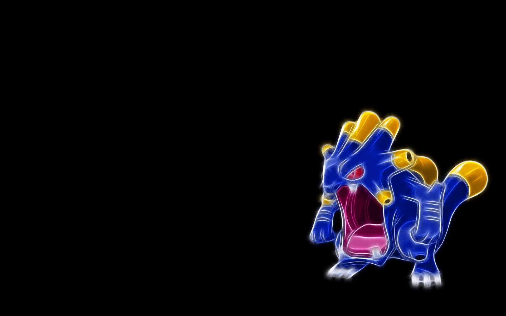 1920x1200 Free download Pokemon black background exploud Wallpaper