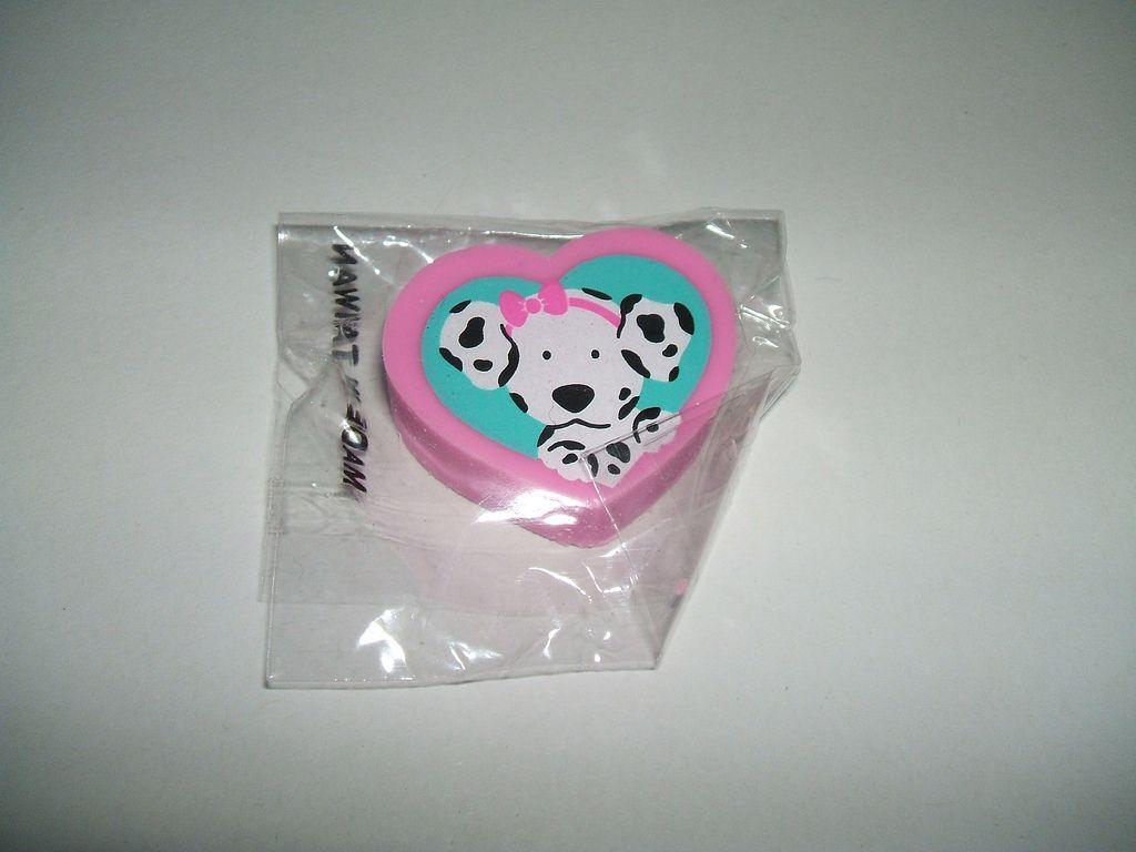 1024x768 Sanrio Spottie Dottie Heart eraser. Made in Taiwan and sadl
