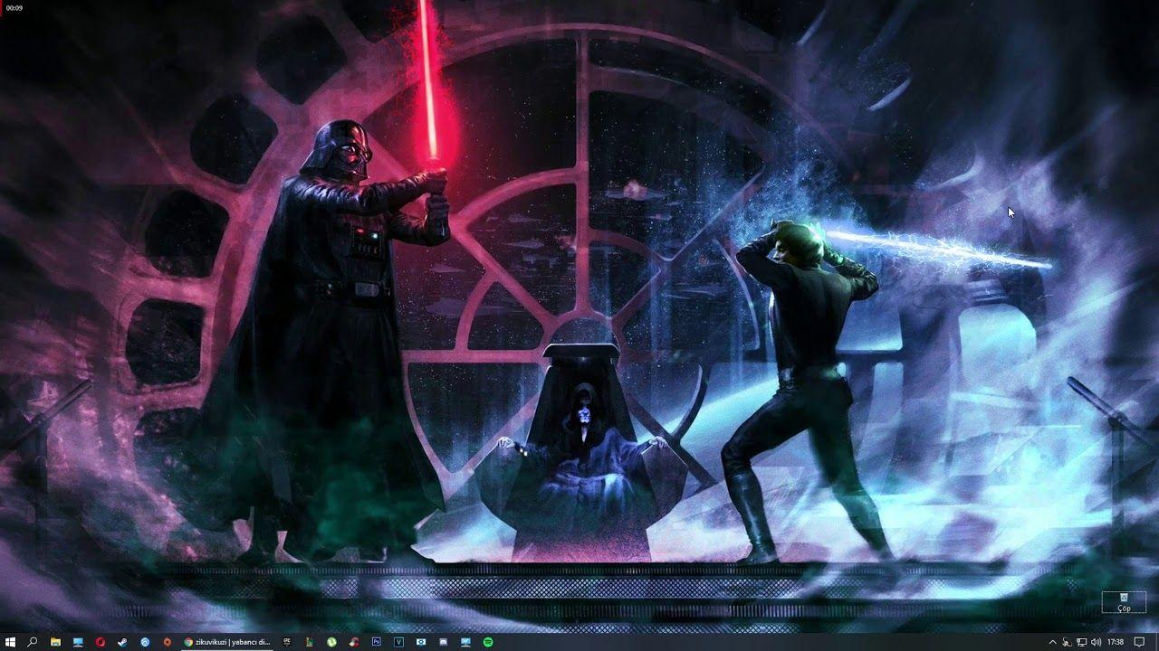 1280x720 Wallpaper Engine Wars Vader vs Luke Skywalker and Palpatine Deskop Wallpaper