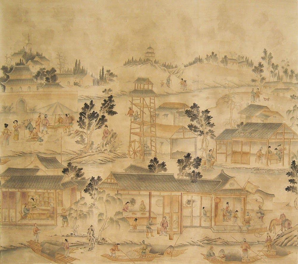 Old Chinese Wallpaper