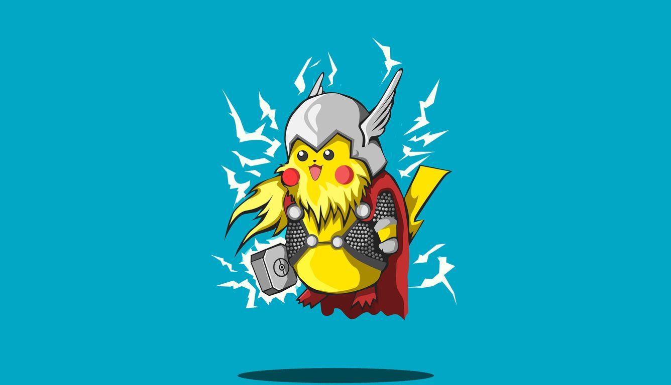 1336x768 Thor PokeFusion Laptop HD HD 4k Wallpaper, Image