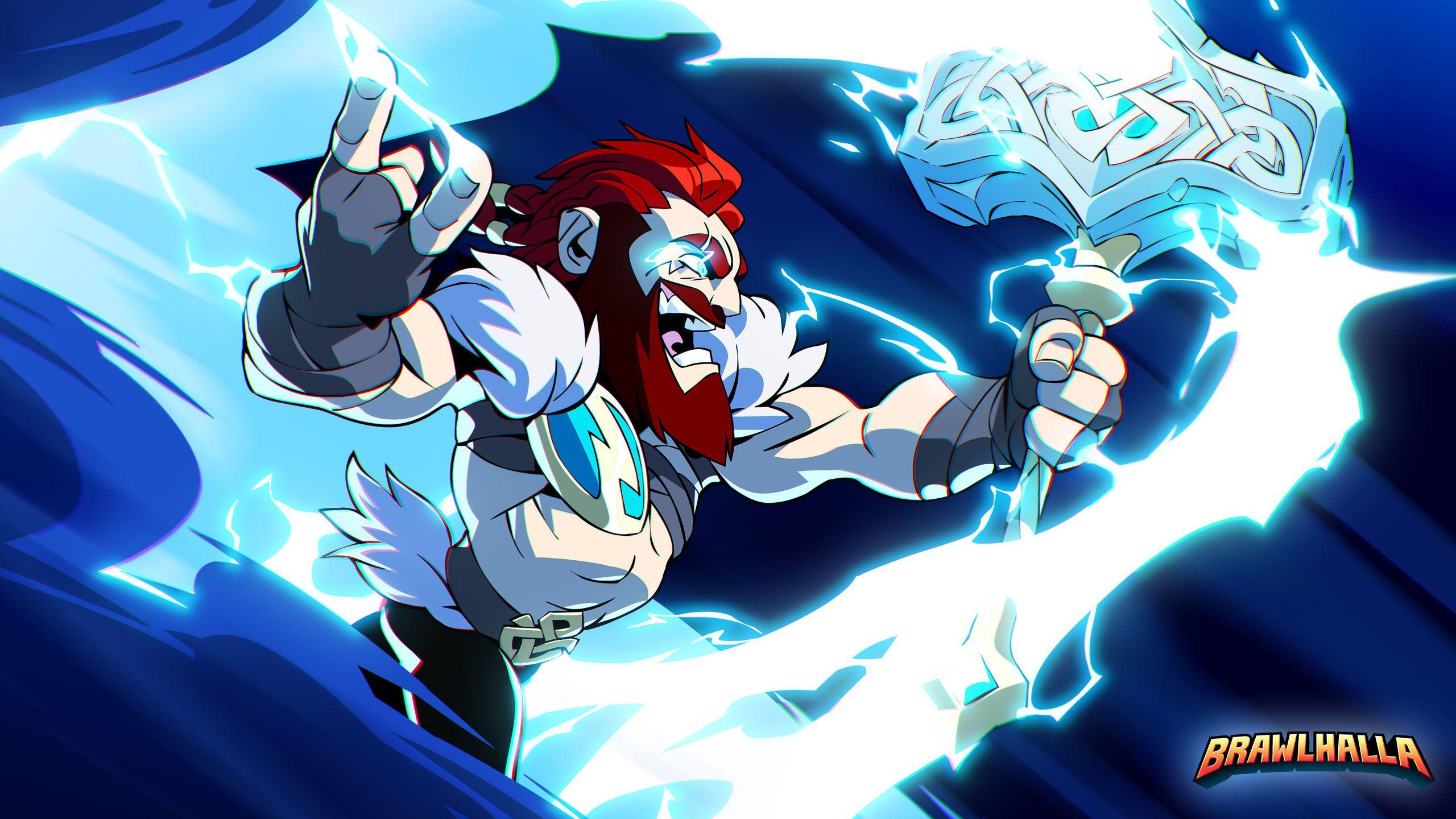 2560x1440 Brawlhalla Thor HD Wallpaper