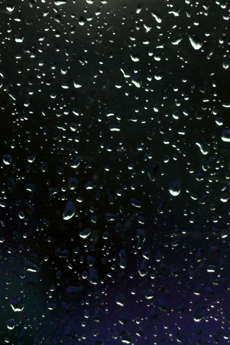 735x1102 Rain Drops On Black Glass. Rain drops, Wallpaper, Free HD wallpaper