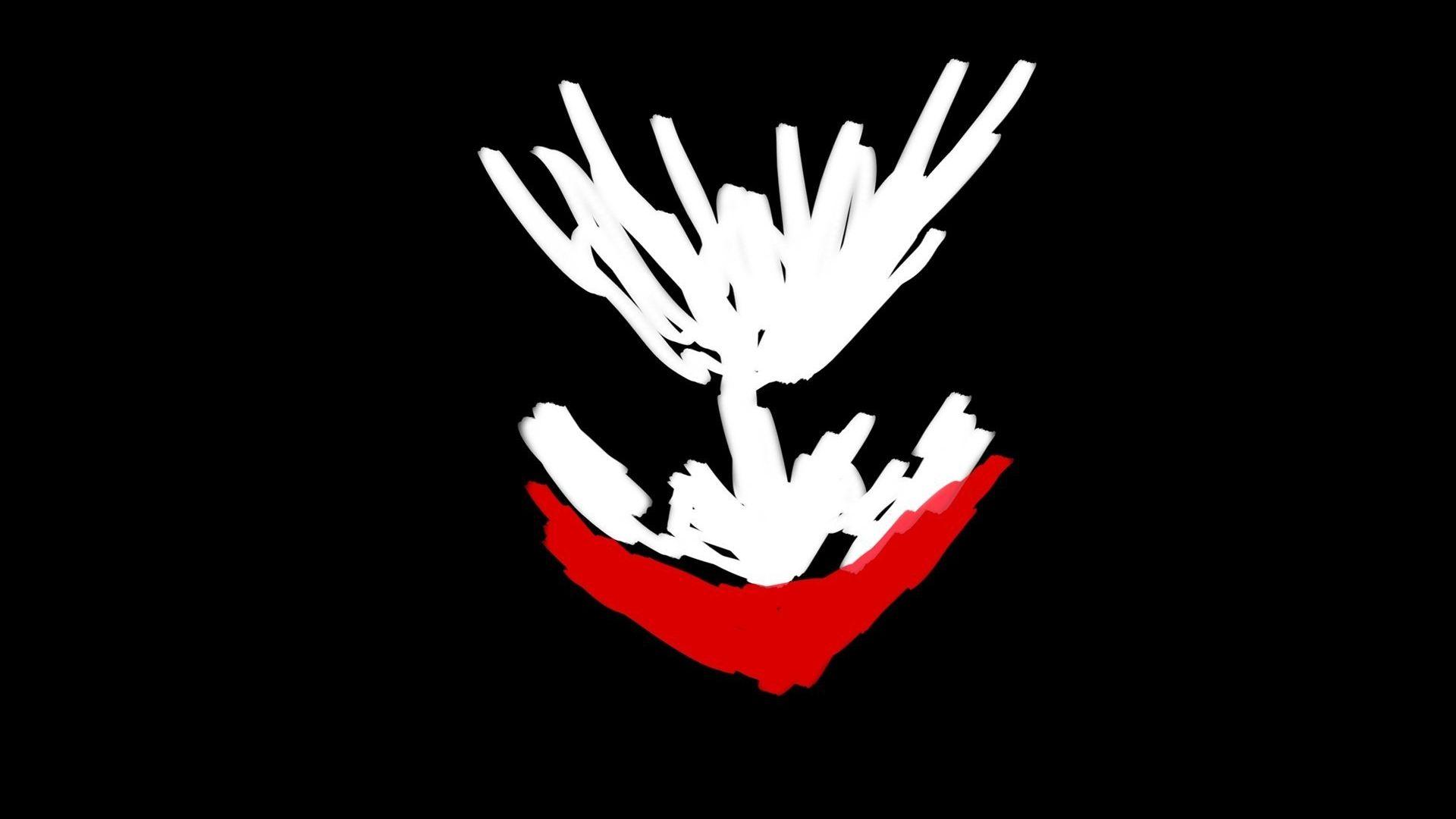 1920x1080 Free download joker minimalism face smears smile HD wallpaper