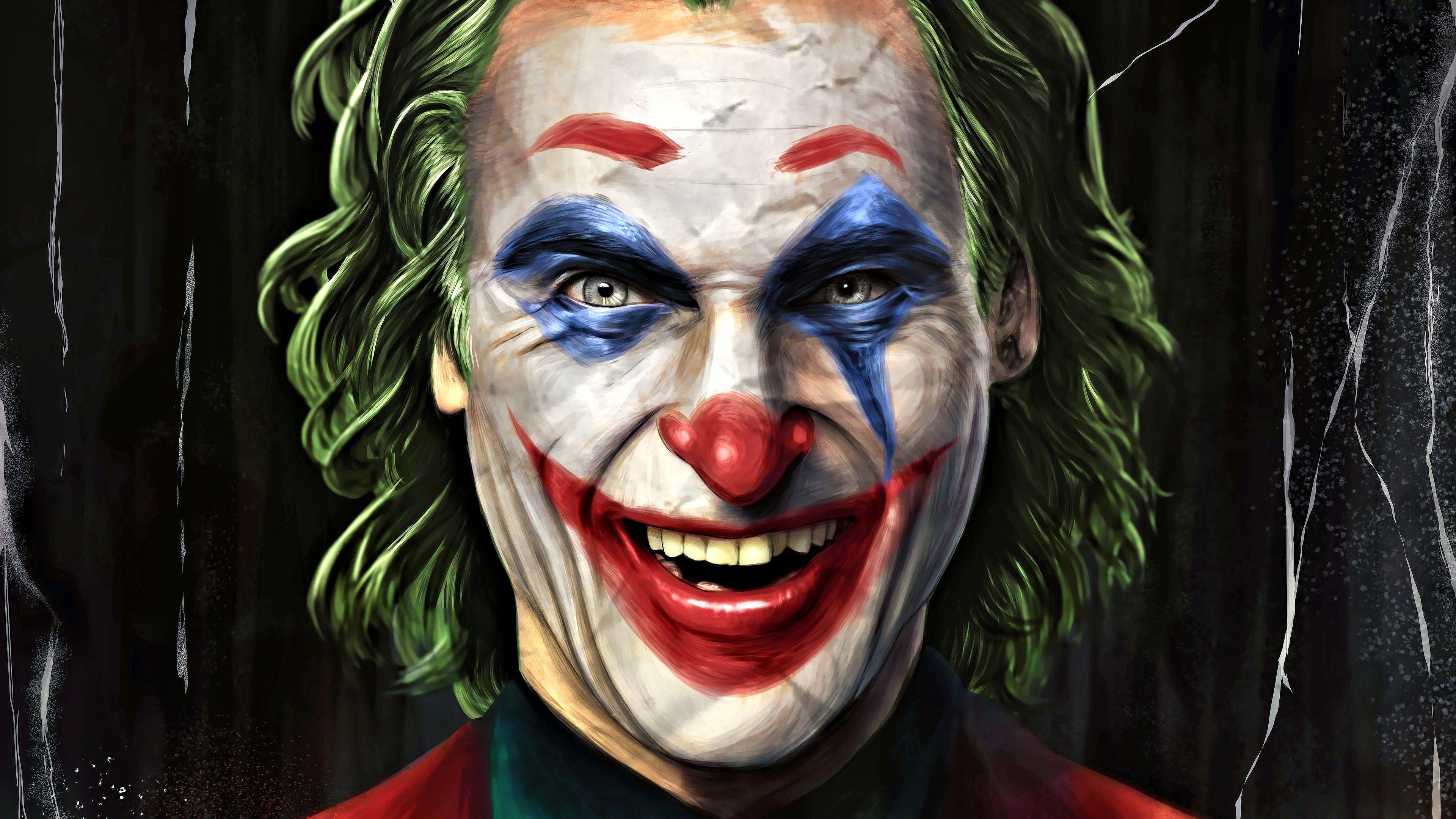 3840x2160 Joaquin Phoenix Joker Smile Wallpaper