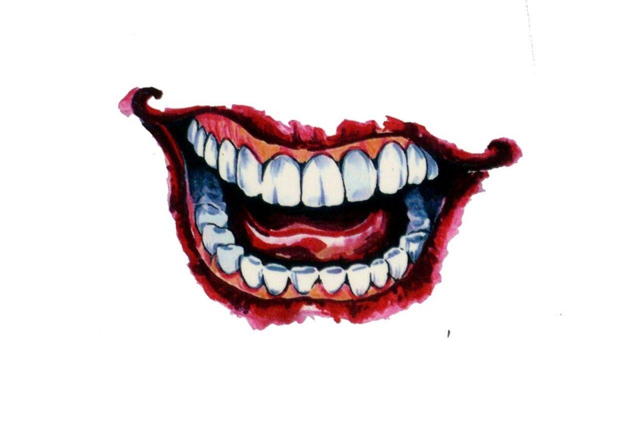 1280x851 Joker Smile Hand Tattoo Drawing. Joker