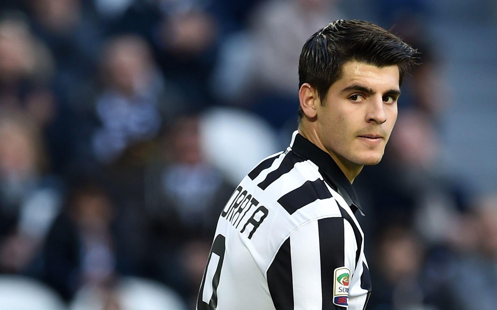 1920x1200 Download wallpaper Alvaro Morata, Spanish footballer, Juventus