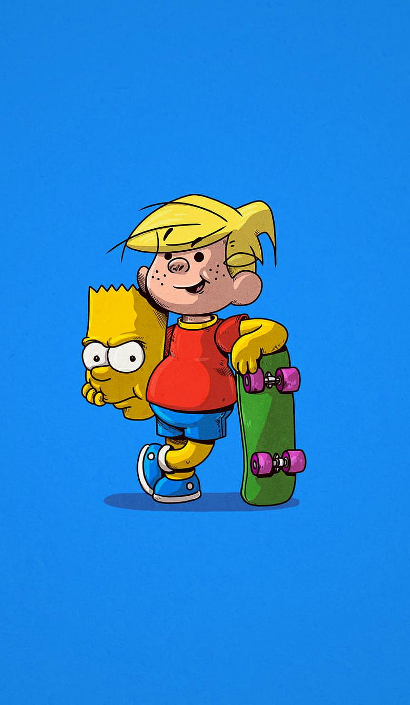 800x1375 Bart, denis, dennis, simpsons, HD phone wallpaper