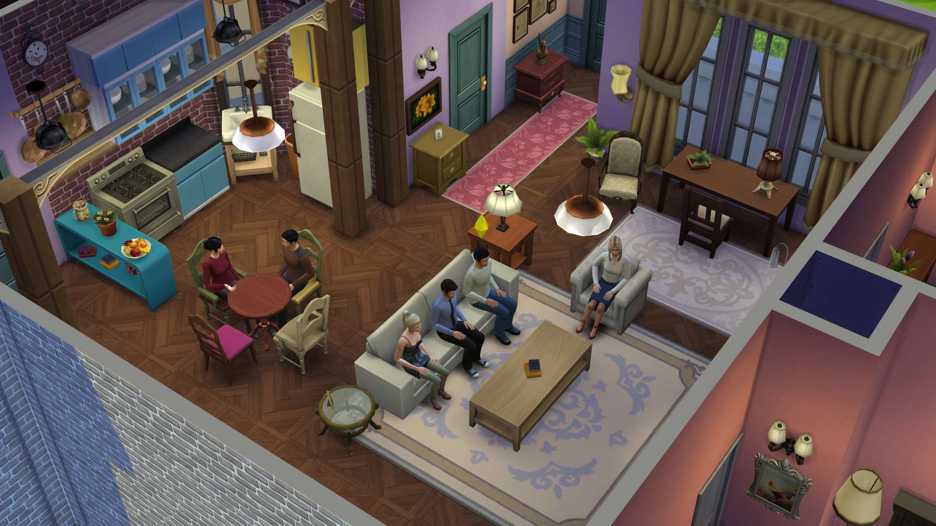 1920x1080 Friends Apartment Wallpaper