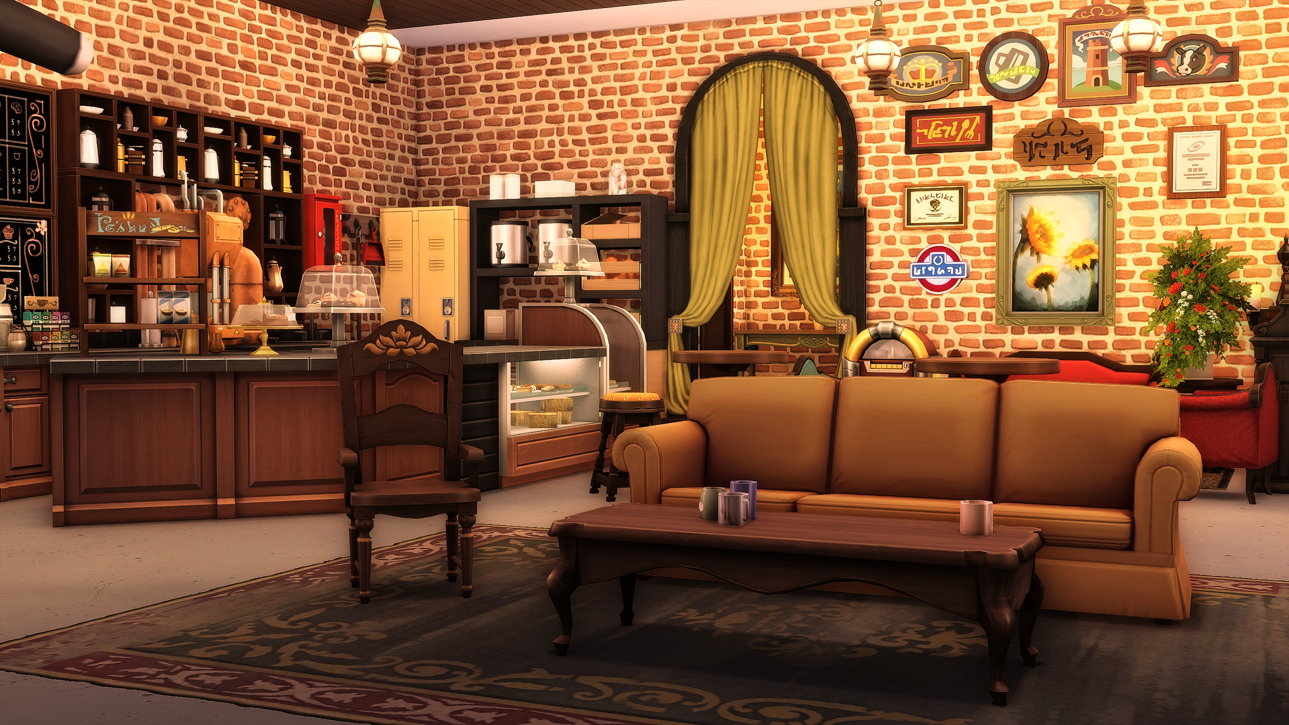 2560x1440 Central Perk + Friends apartments!