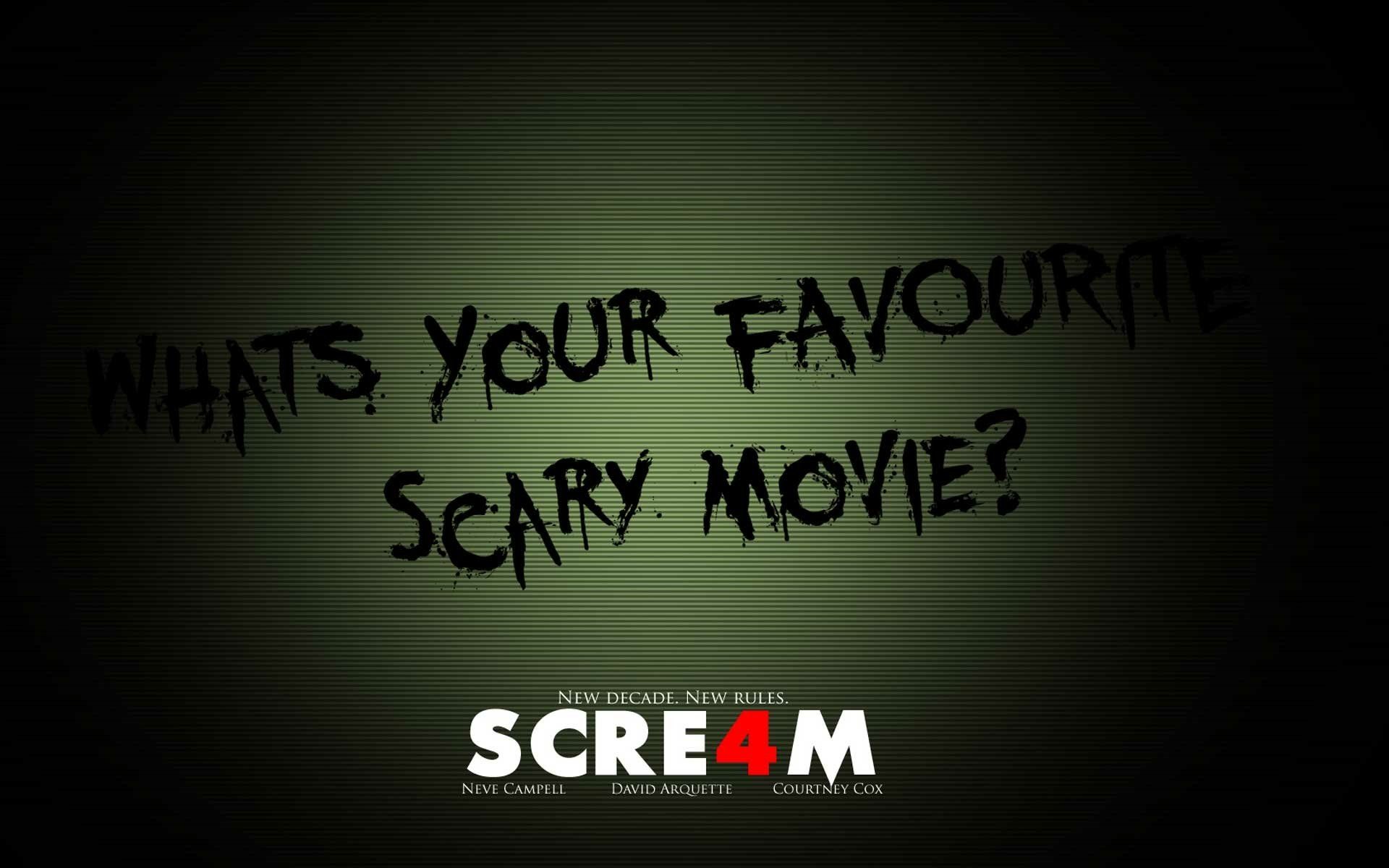 1920x1200 HD Wallpaper: Scream 4 Movie Promotionx1200