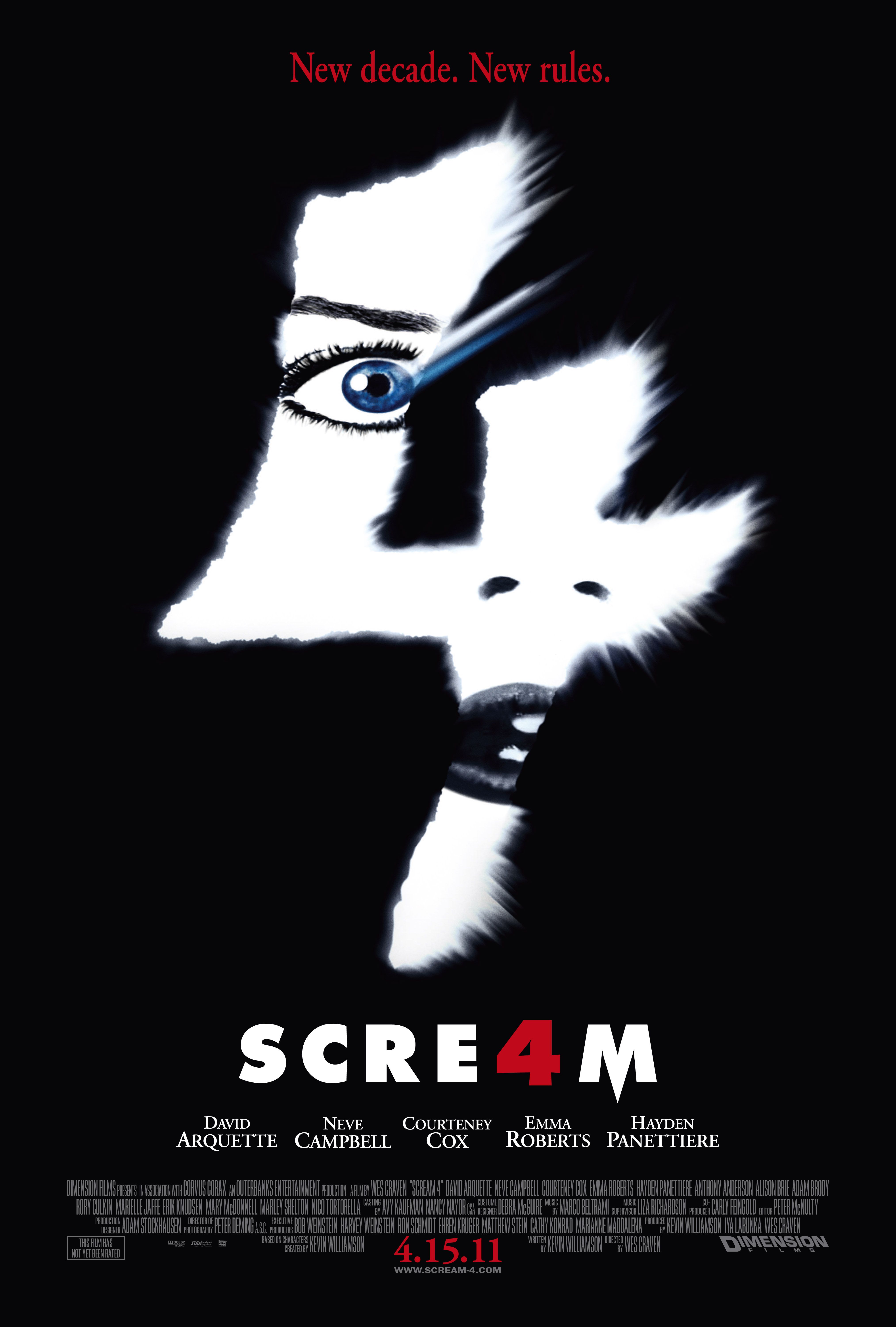 4052x6001 SCREAM 4 Movie Poster BRIDESMAIDS Movie Poster