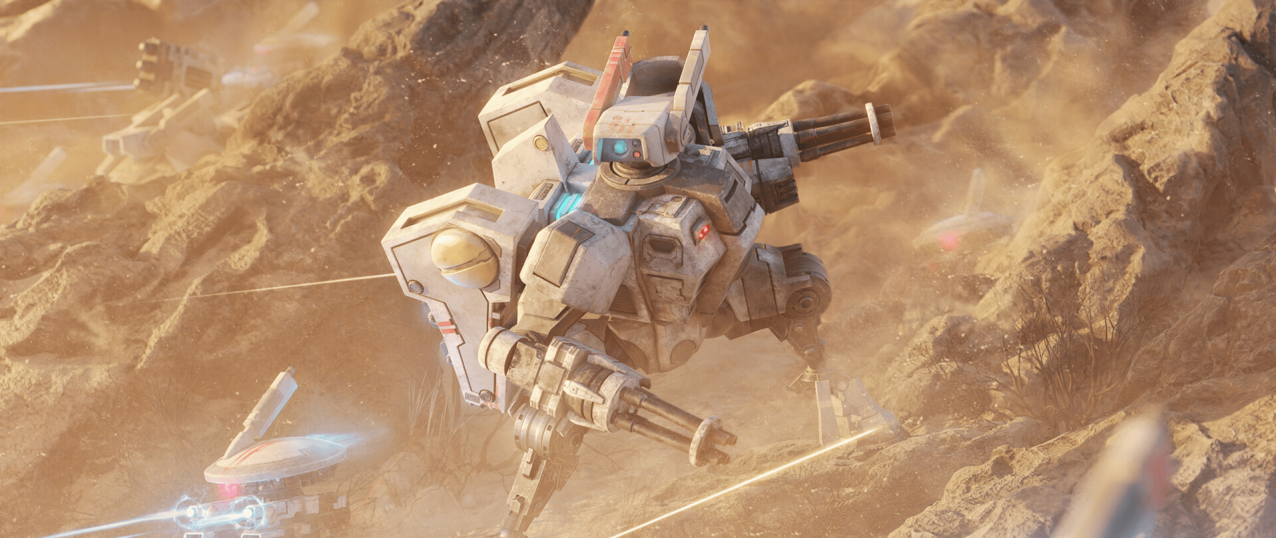 2560x1080 Tau Empire XV8 Crisis Battlesuit