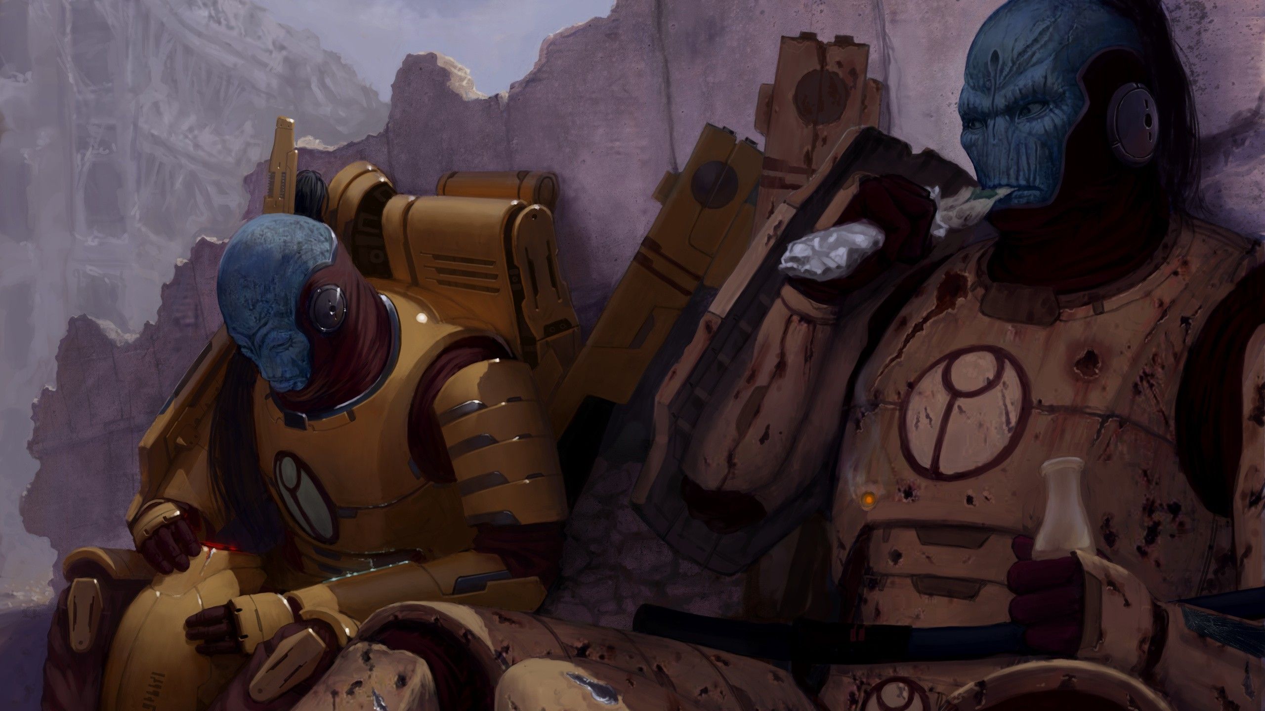 2560x1440 Warhammer Tau, Tau Empire Wallpaper HD / Desktop and Mobile Background