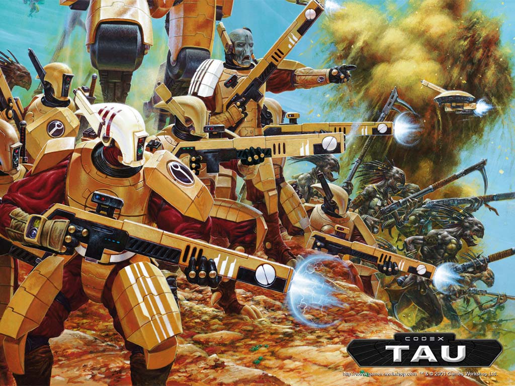 1024x768 40K: Tau Farsight's The Eight Formation Returns!