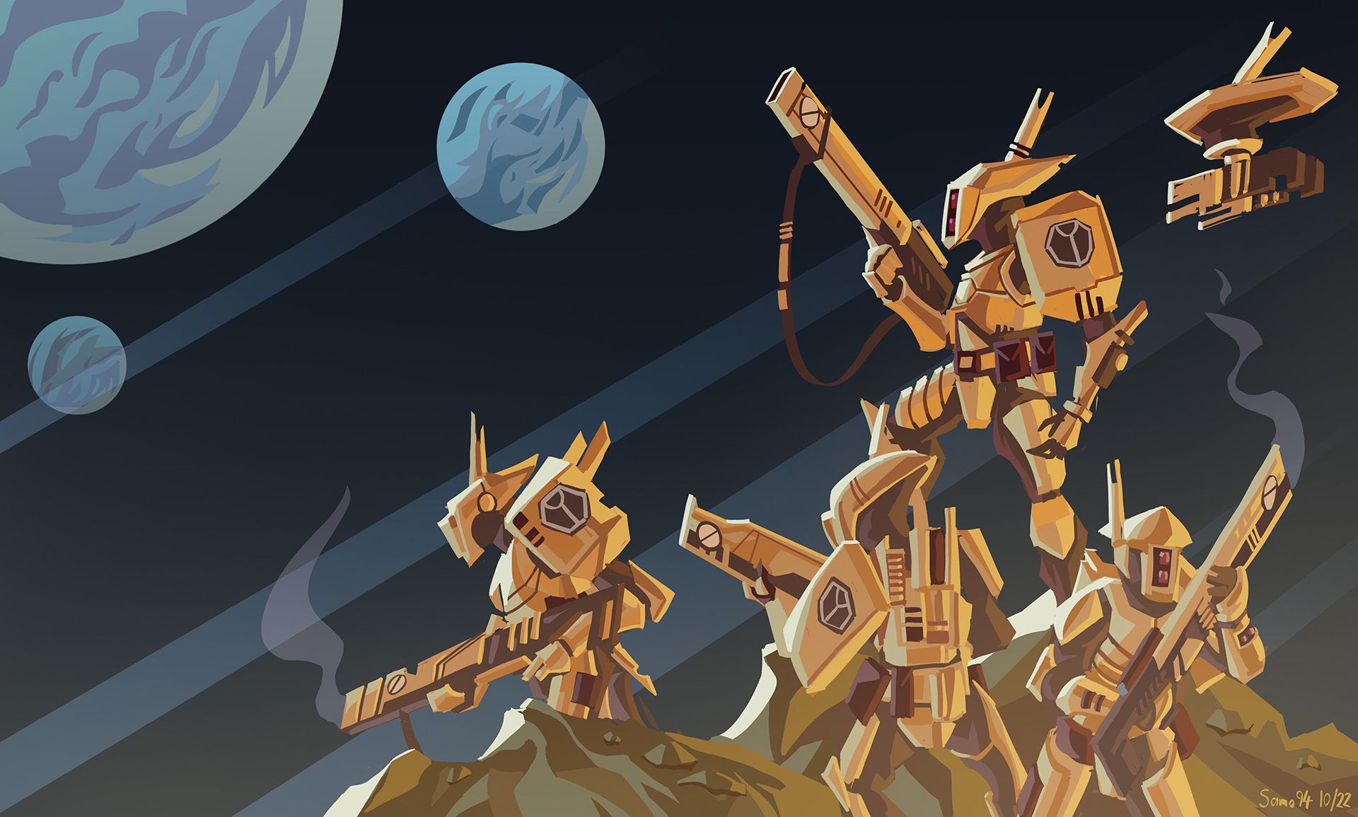 1920x1156 Fire Warriors!