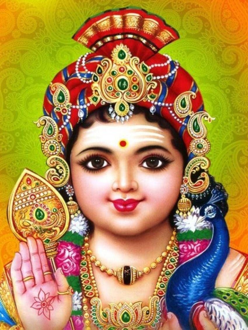850x1133 Baby Murugan Head Shot Wallpaper