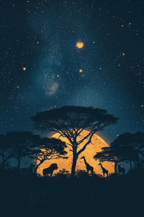 493x740 Africa night Image