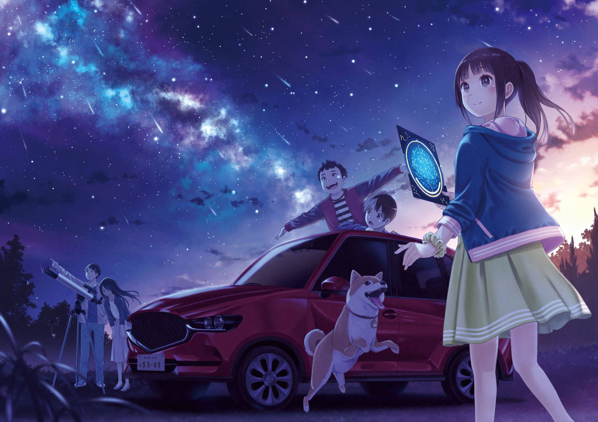1920x1356 Download Shiba Inu Anime Dog Wallpaper
