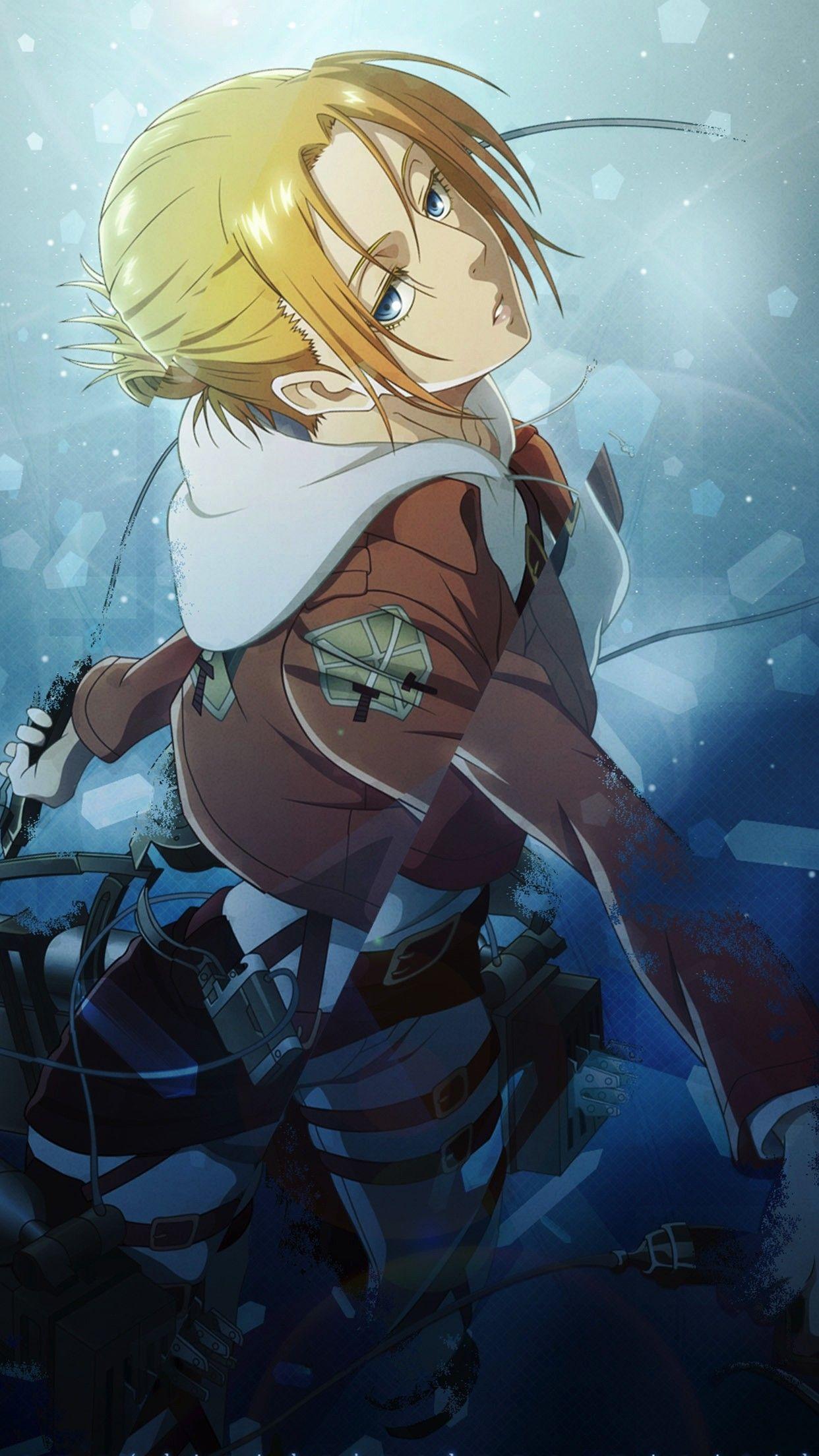 1242x2208 Attack On Titan Annie Wallpaper