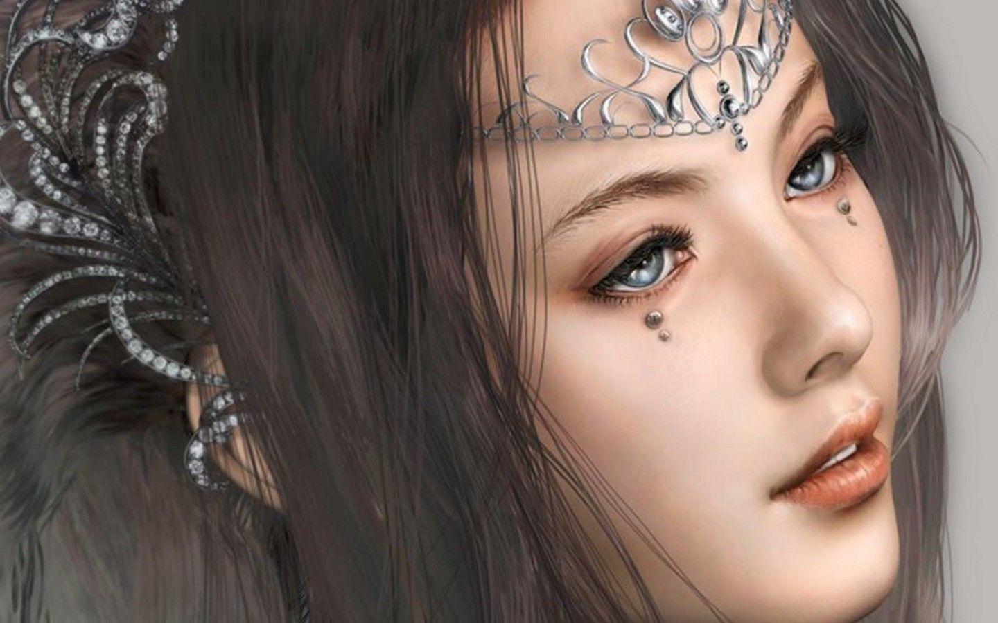 1440x900 Fantasy Art Wallpaper Woman