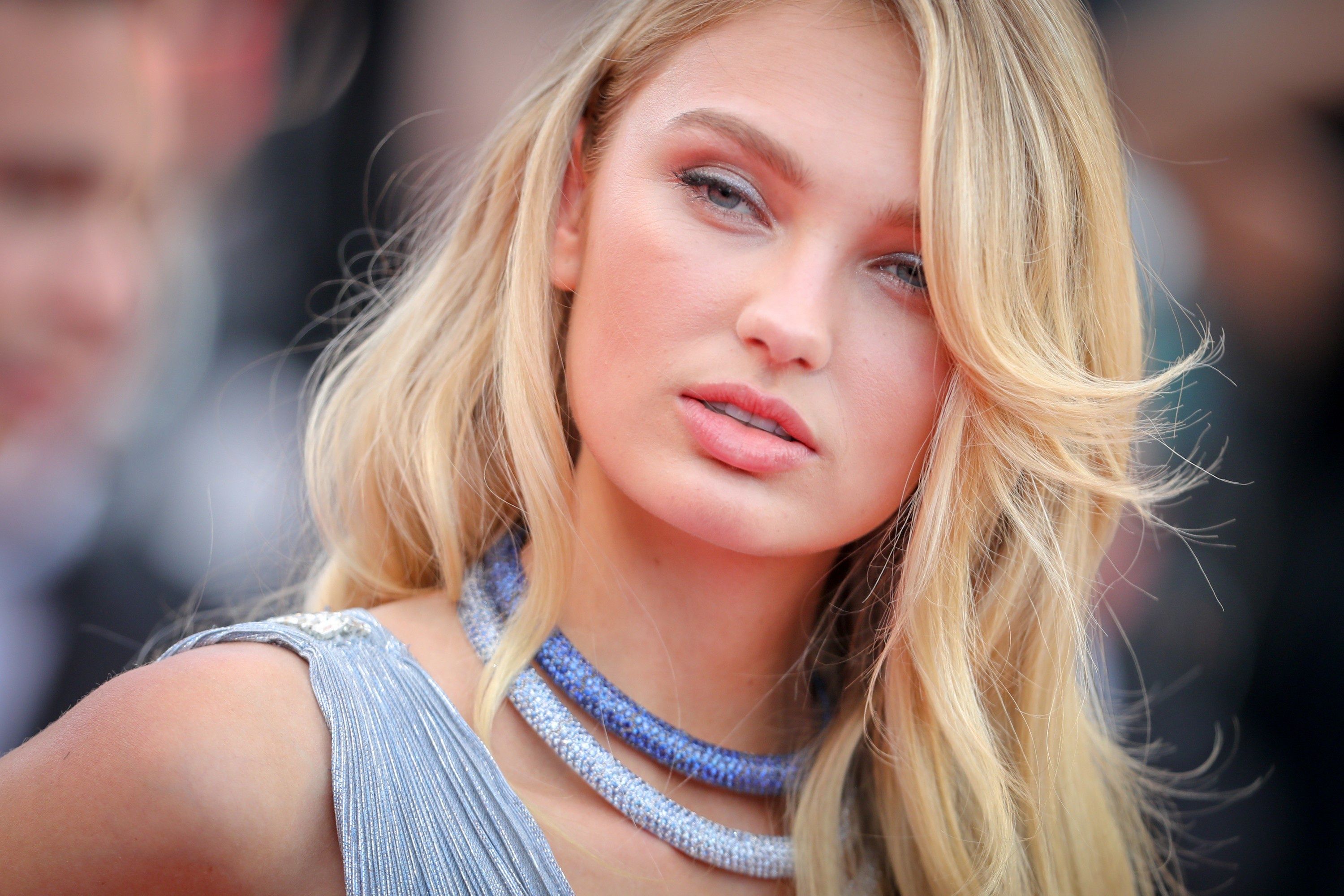 3000x2000 Wallpaper look, model, portrait, photohoot, hair, Victoria's Secret, Romee Strijd, Romy Strayed for mobile and desktop, section девушки, resolution 3000x2000