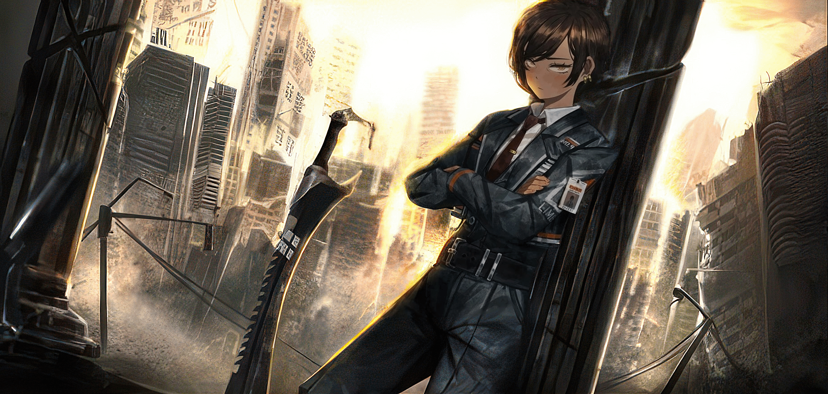 2700x1286 Outis silently looks at you (Wallpaper Engine)
