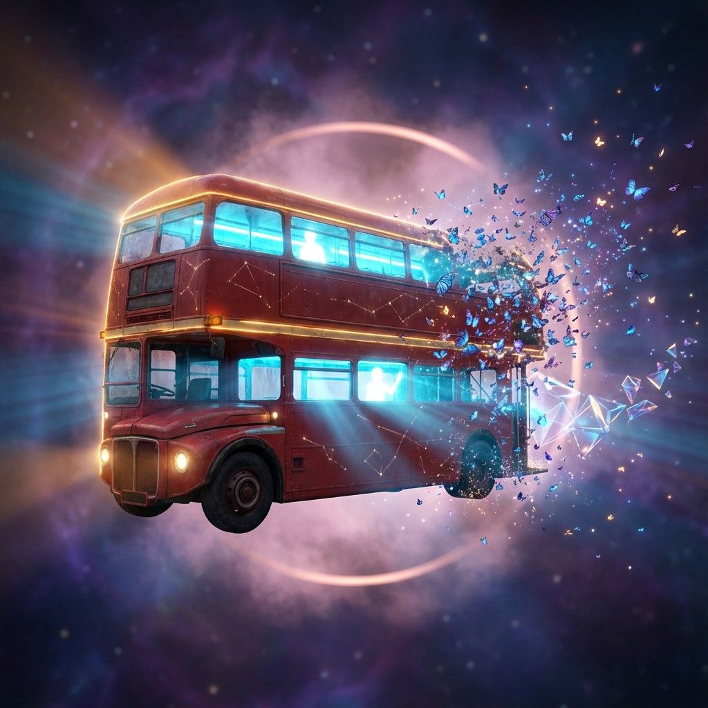 1024x1024 Free Majestic Vintage Bus Image, Transportation, Bus