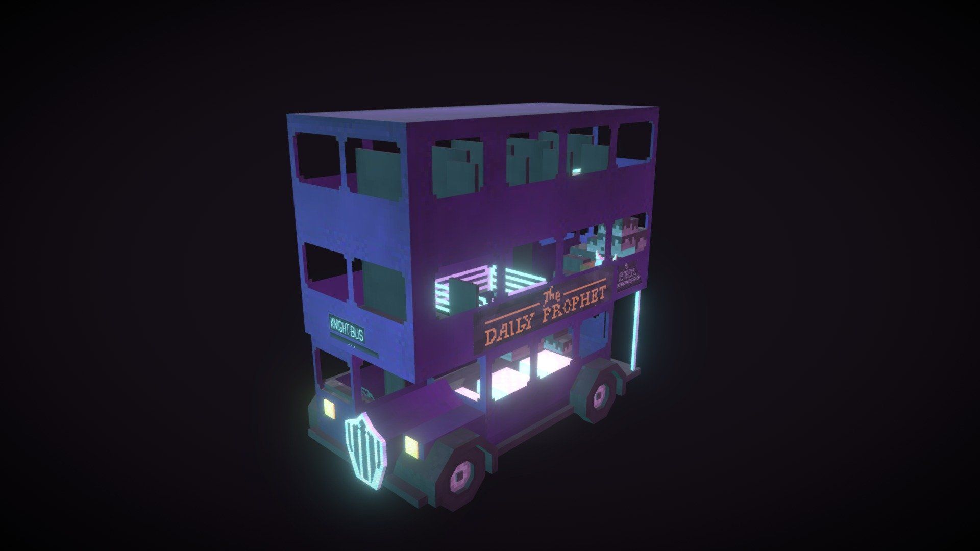 1920x1080 Knight Bus (Harry Potter) model by potterverse [173ec4b]