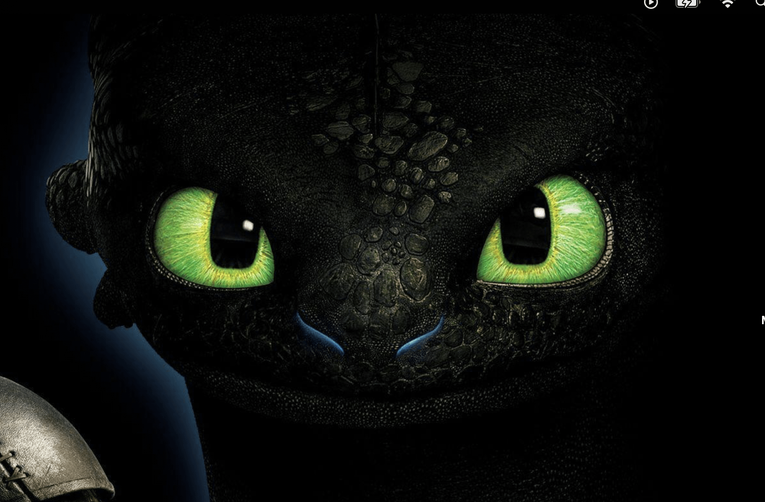 1556x1022 I just noticed both of Toothless' eyes are not equal to each other. Whenever I look at his eyes (mostly in the second movie) I notice the right one has more of