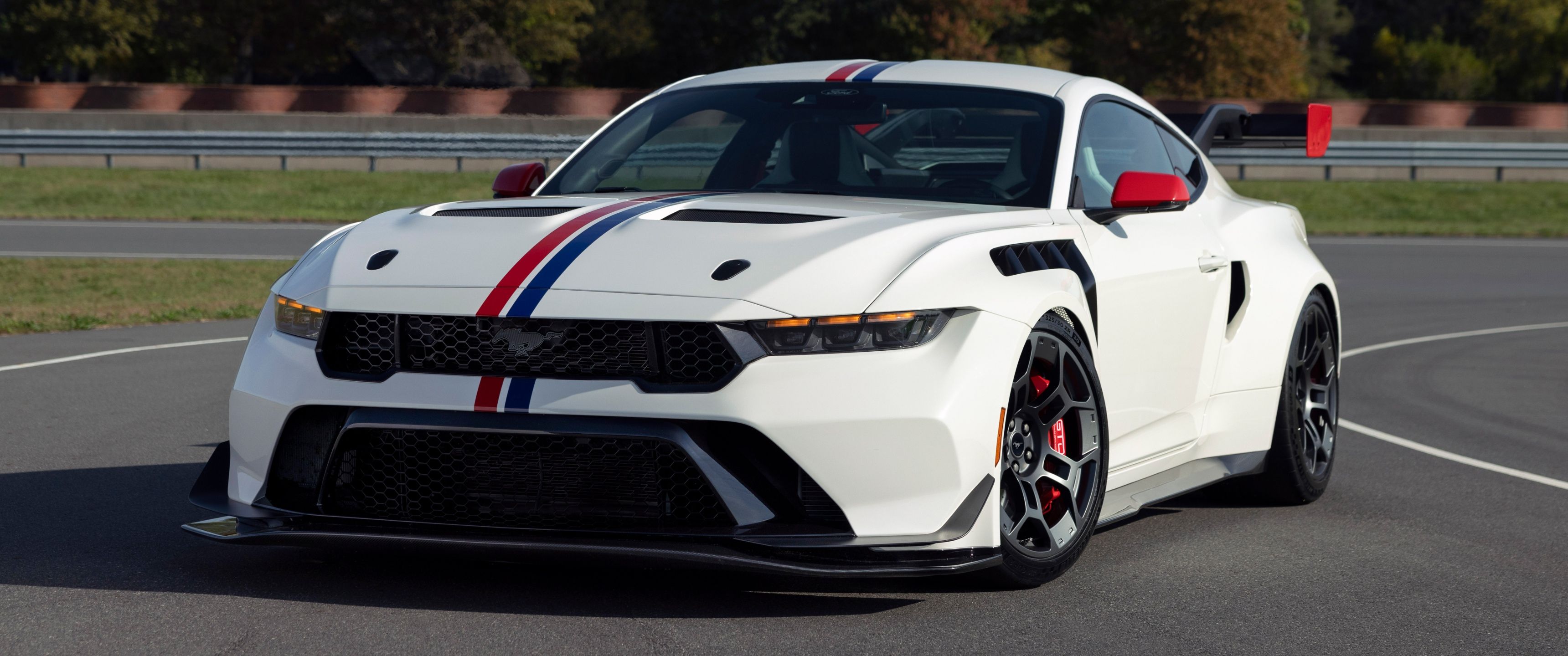 3440x1440 Ford Mustang GTD Wallpaper 4K, Spirit of America, 2025