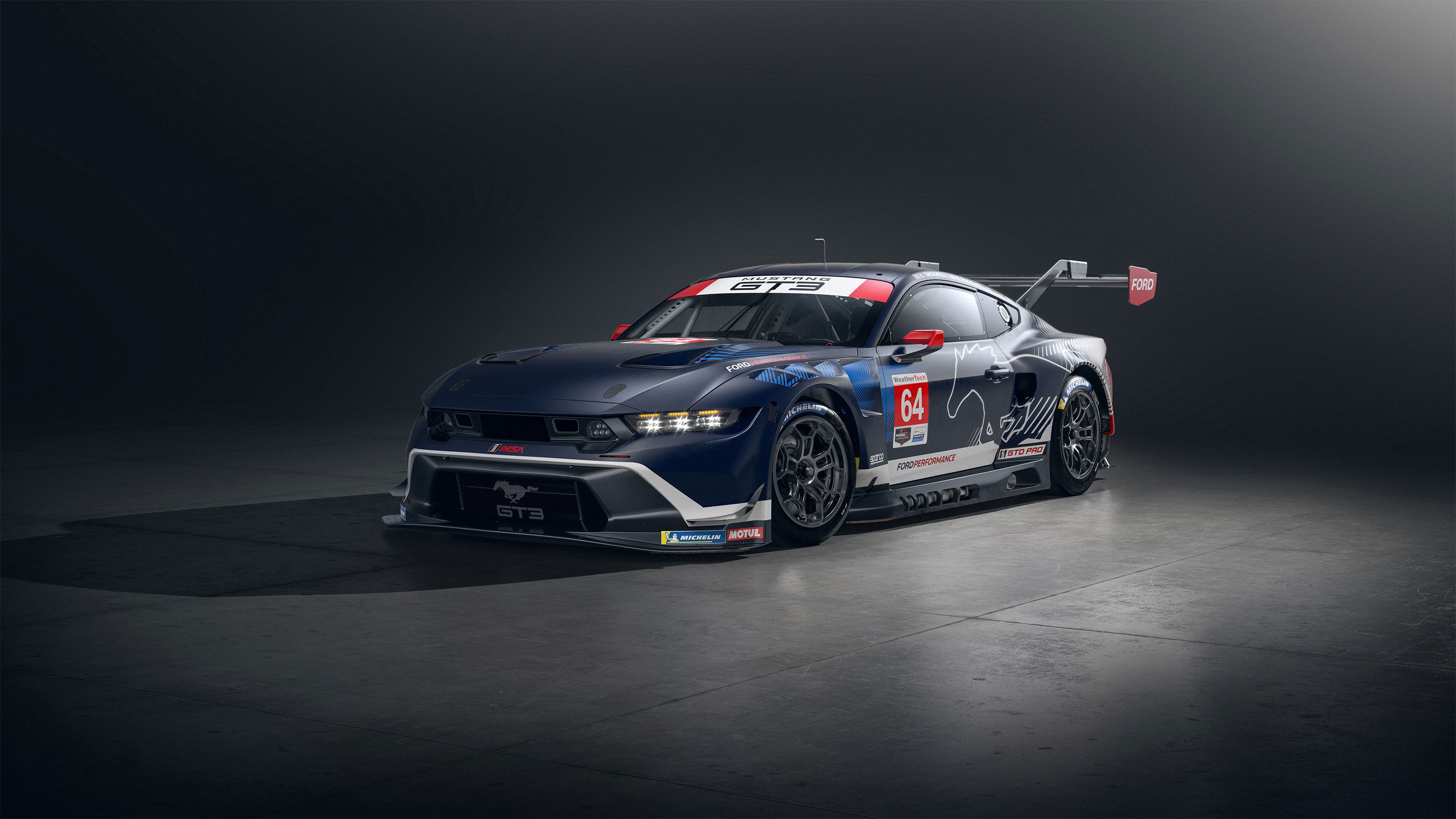 3840x2160 Ford Mustang GT3 f3q