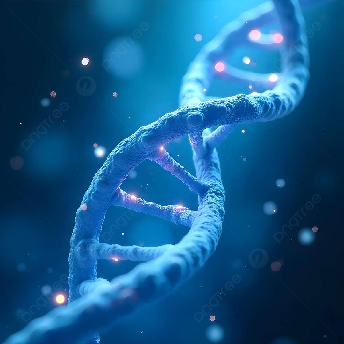 1200x1200 Abstract Representation Of Dna Strands Intertwining In A Vibrant Blue Color, Dna, Dna Abstract Background, Abstract Backgroud Background Image And Wallpaper for Free Download