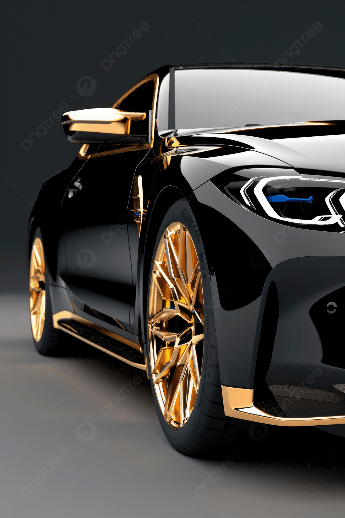 1200x1800 A Sleek Modern Luxury Black Car On Dark Background Photo And Picture For Free Download