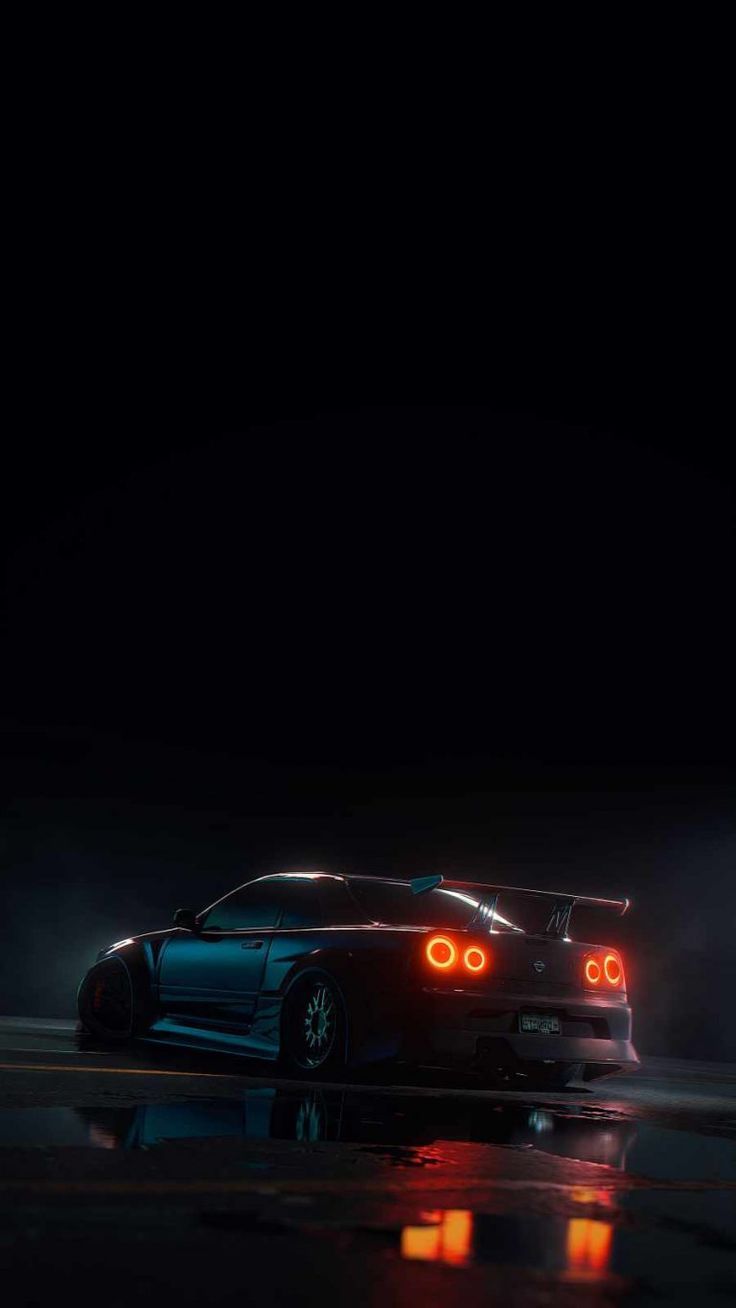 736x1308 Dark Car 4k iPhone Wallpaper