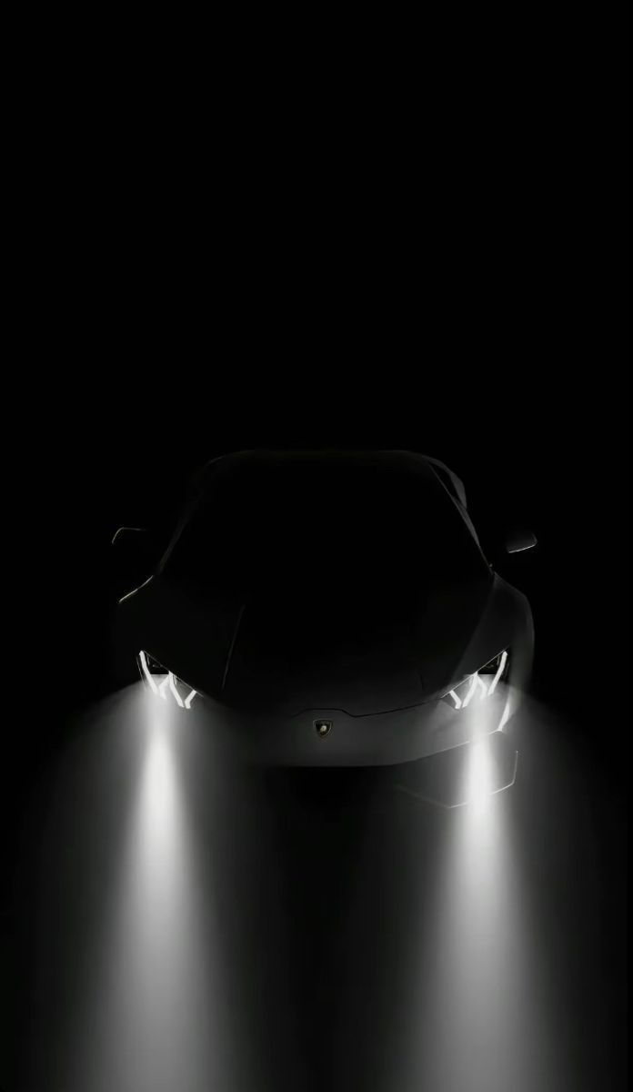 696x1200 Car in the Dark with Headlights. 壁紙, 自動車