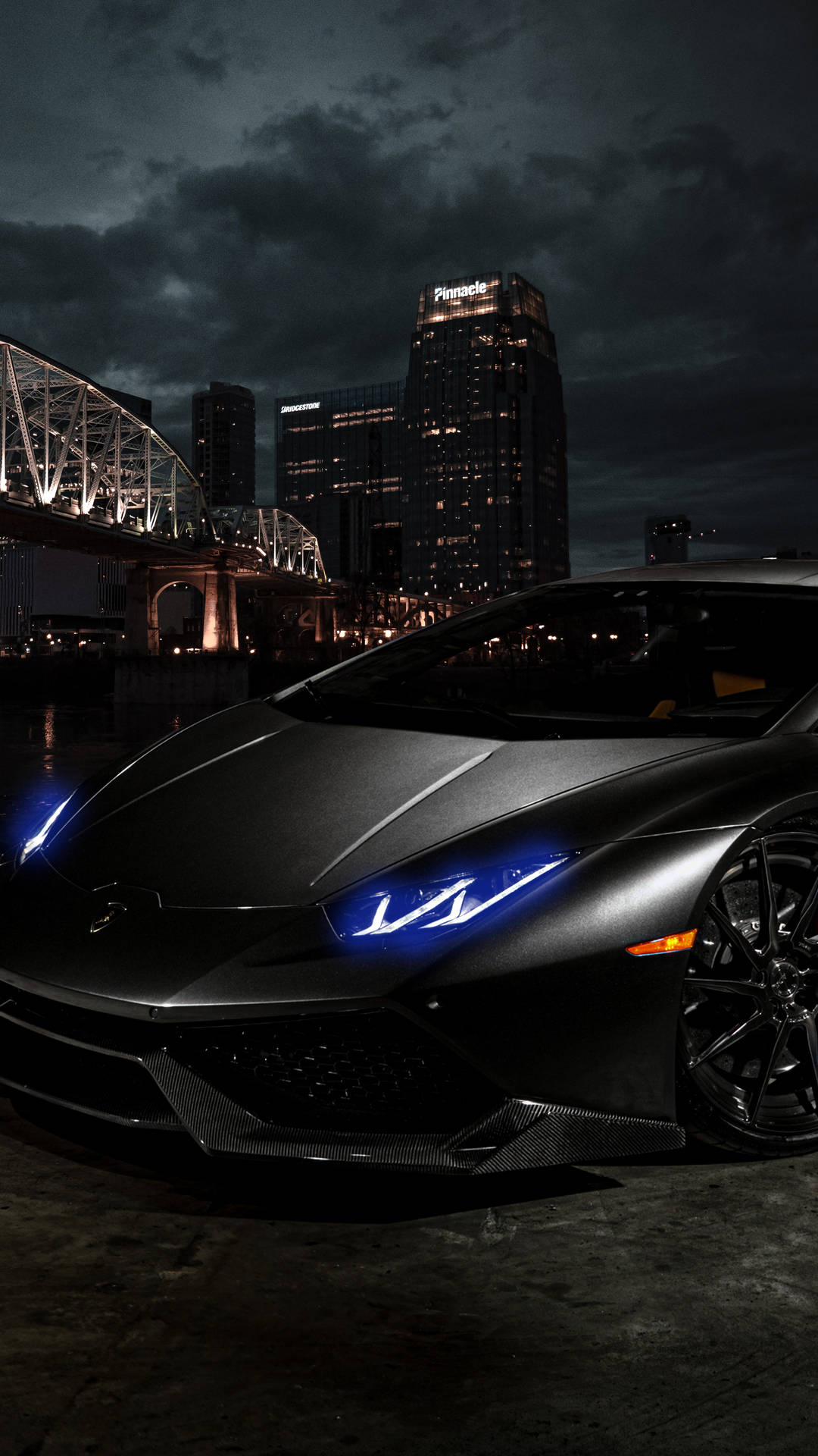 1080x1920 Download Aesthetic 4K Car in Dark Abstract Background on iPhone Wallpaper