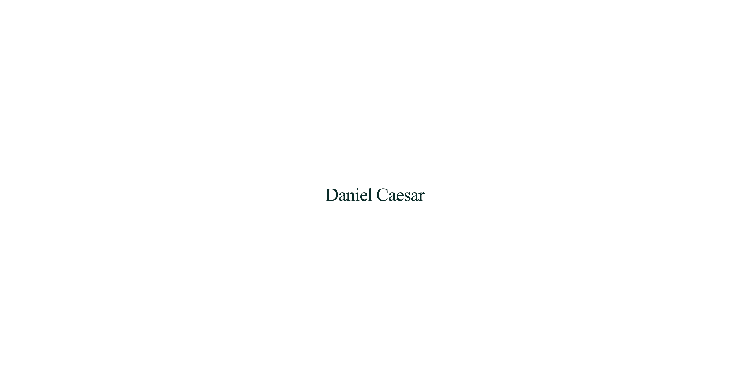 2400x1256 Daniel Caesar Official Store Caesar Official Store