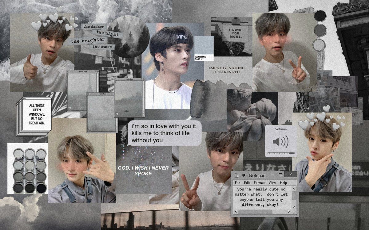1200x750 Lee Know and Seungmin (Stray Kids) aesthetic desktop wallpaper