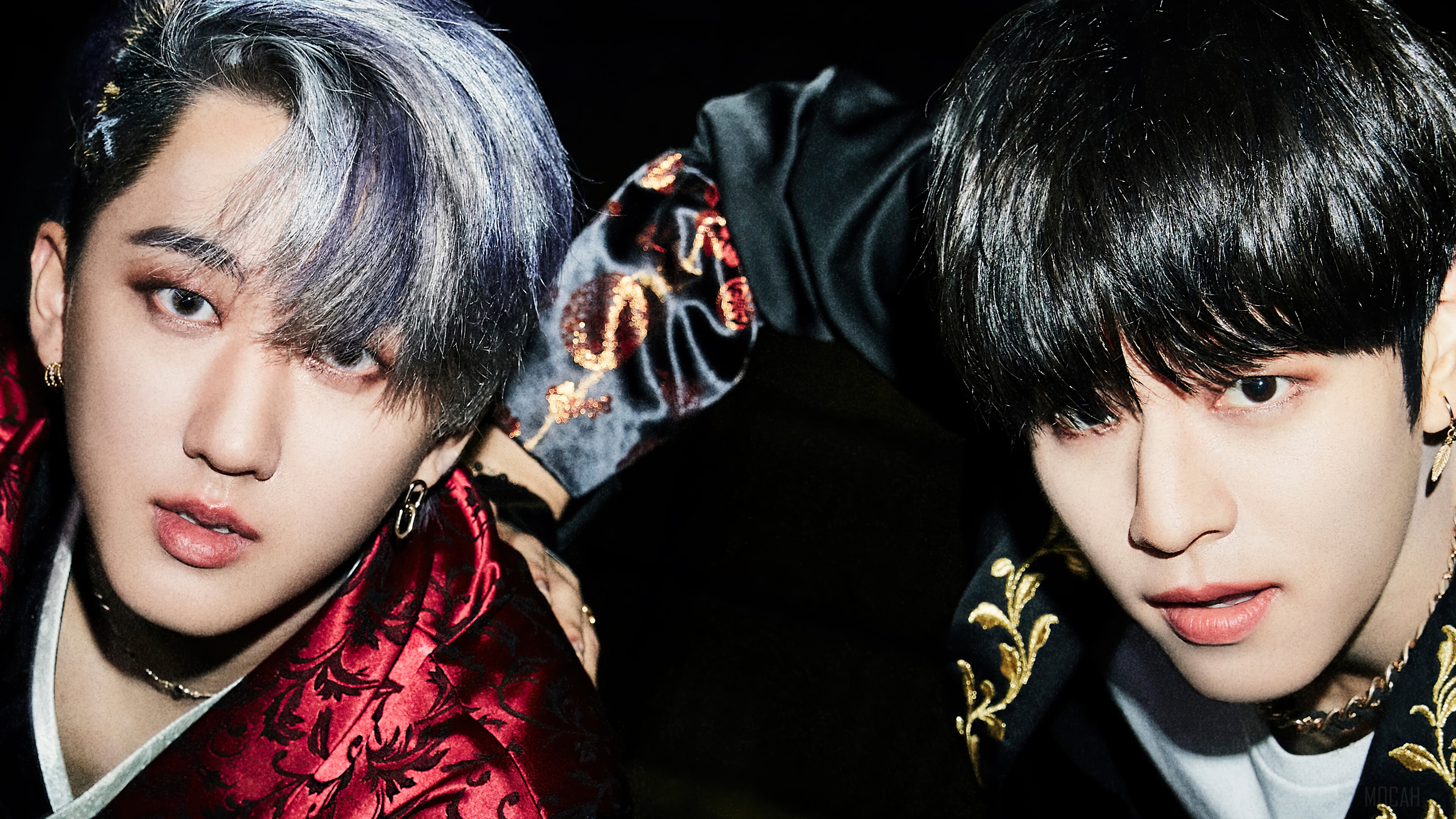 3840x2160 Stray Kids Changbin And Seungmin From Back Door 4K HD Wallpaper