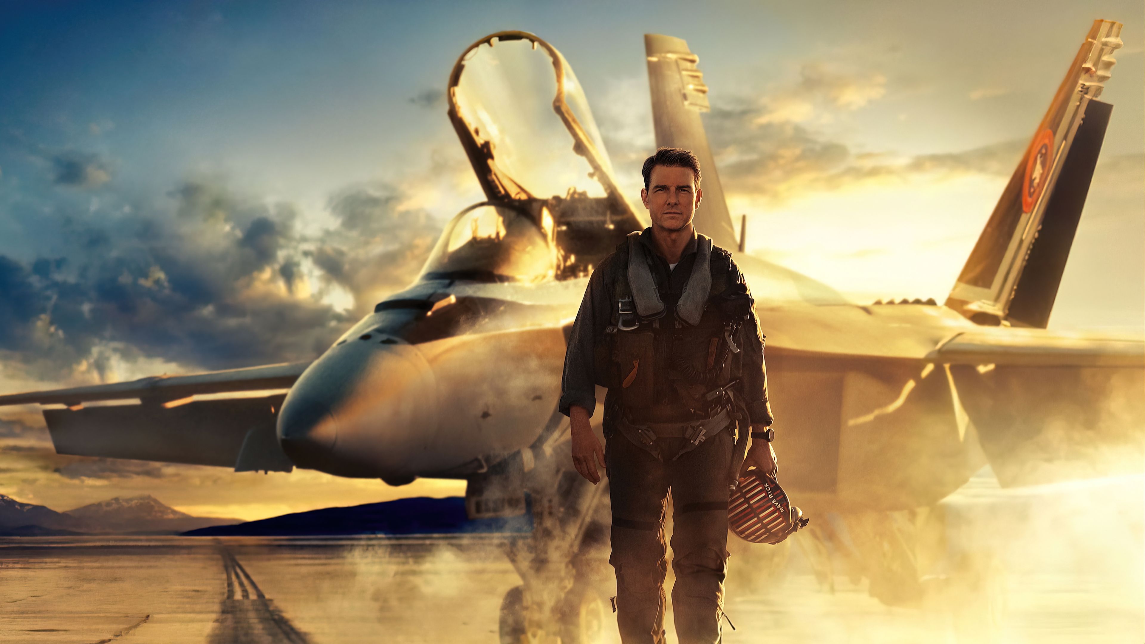 3840x2160 Top Gun: Maverick Fighter Jet Tom Cruise Wallpaper 4K HD PC g