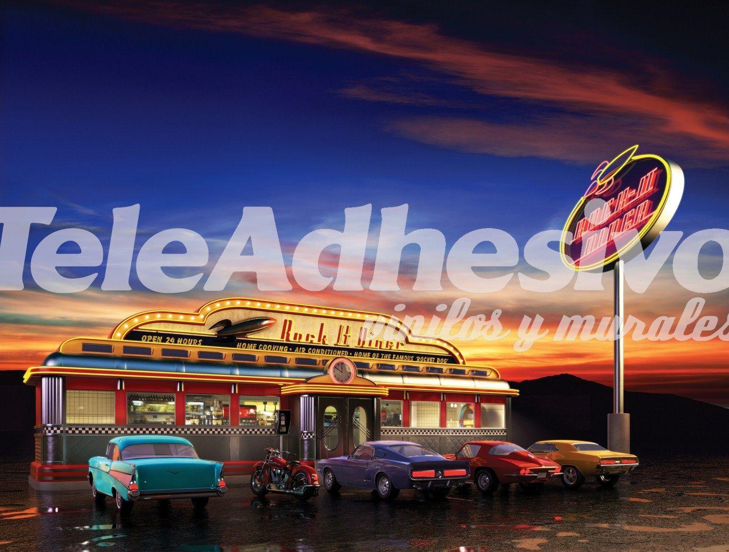 1426x1080 retro diner diner, American diner, Diner