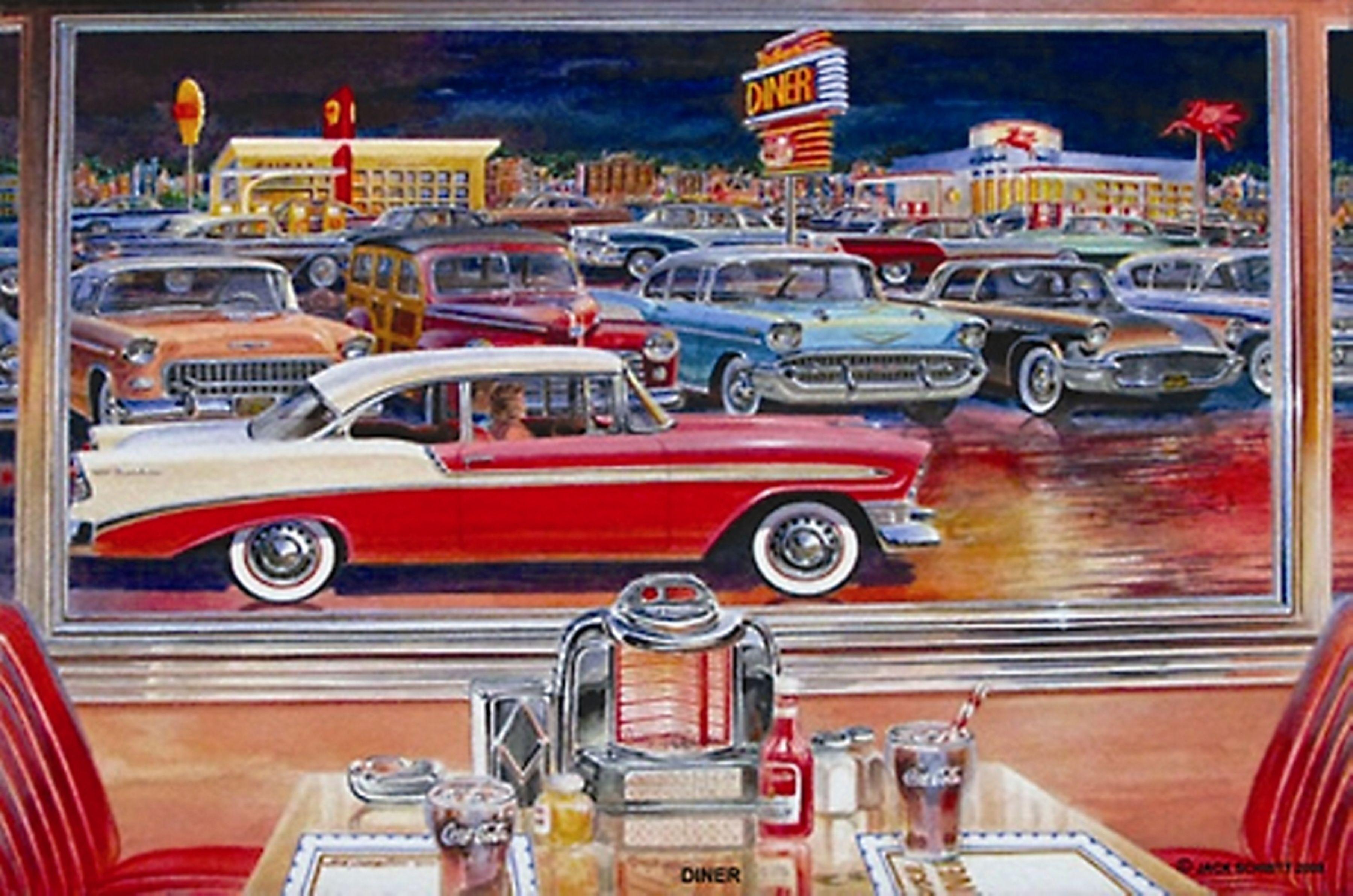 Retro Diner Wallpapers Top Free Retro Diner Backgrounds WallpaperAccess