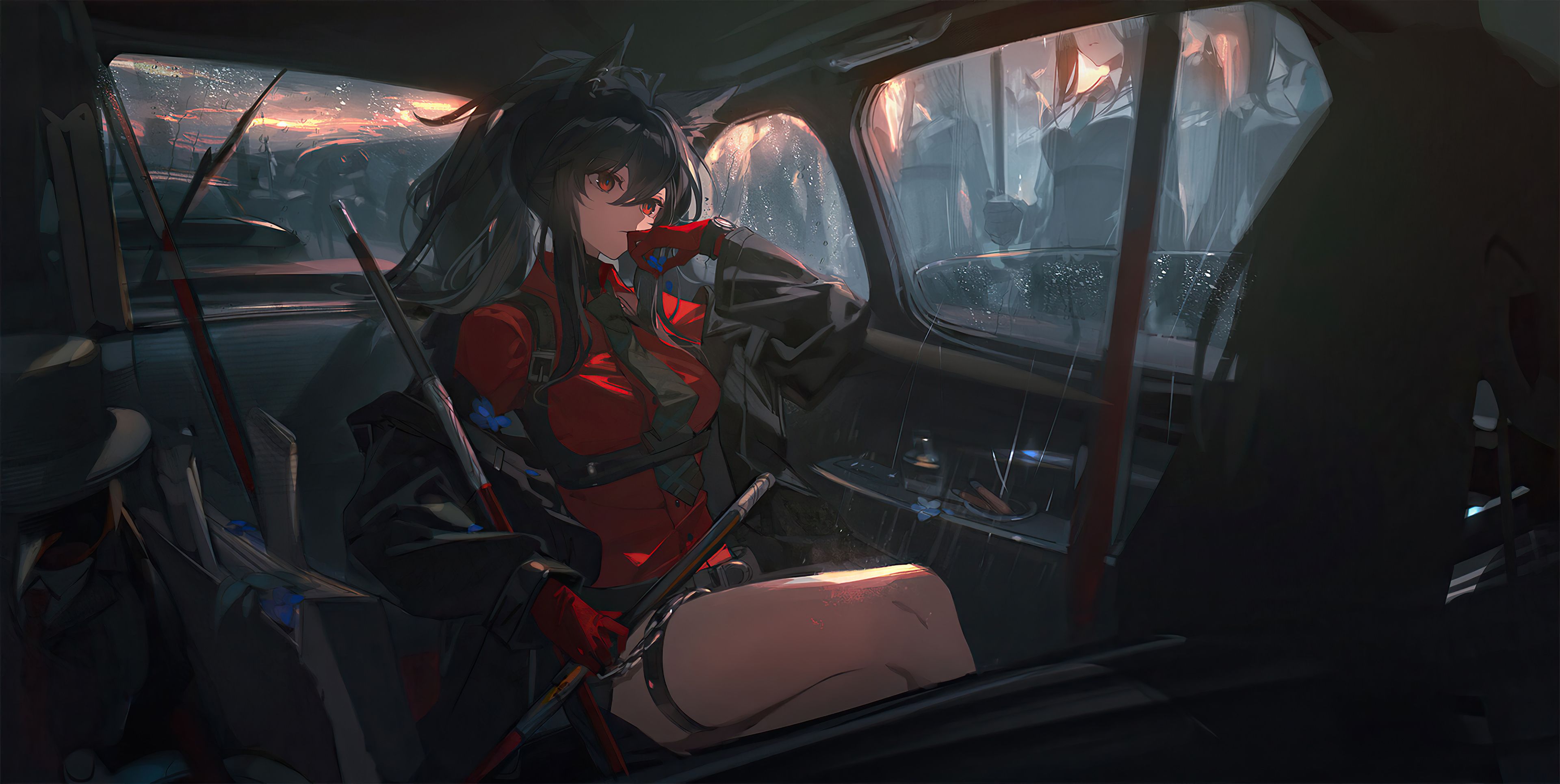 3840x1930 Texas Arknights Anime Girl Wallpaper, HD Anime Wallpaper, 4k Wallpaper , Image, Background, Photos and Picture