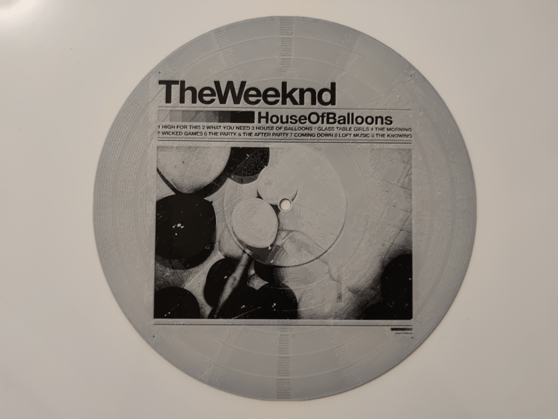 1920x1440 Vinyl Print of Balloons by The Weeknd 3D Print Model