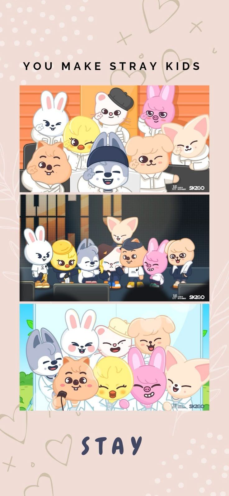 736x1595 skzoo stray kids lockscreen wallpaper hd